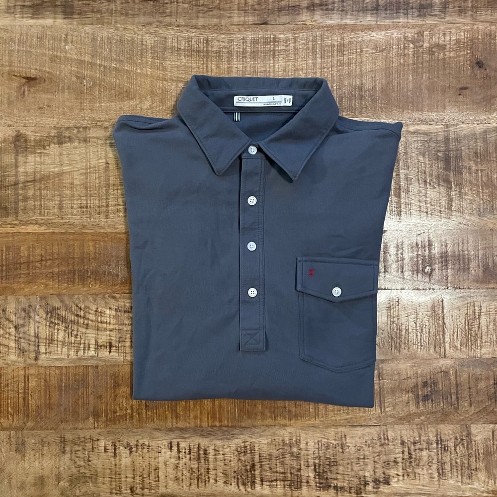 Criquet Long Sleeve Players Polo Shirt